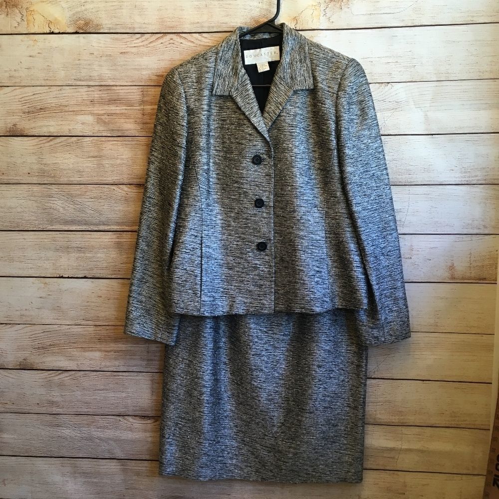 VINTAGE DONCASTER SKIRT SET IN SILK BLEND‎